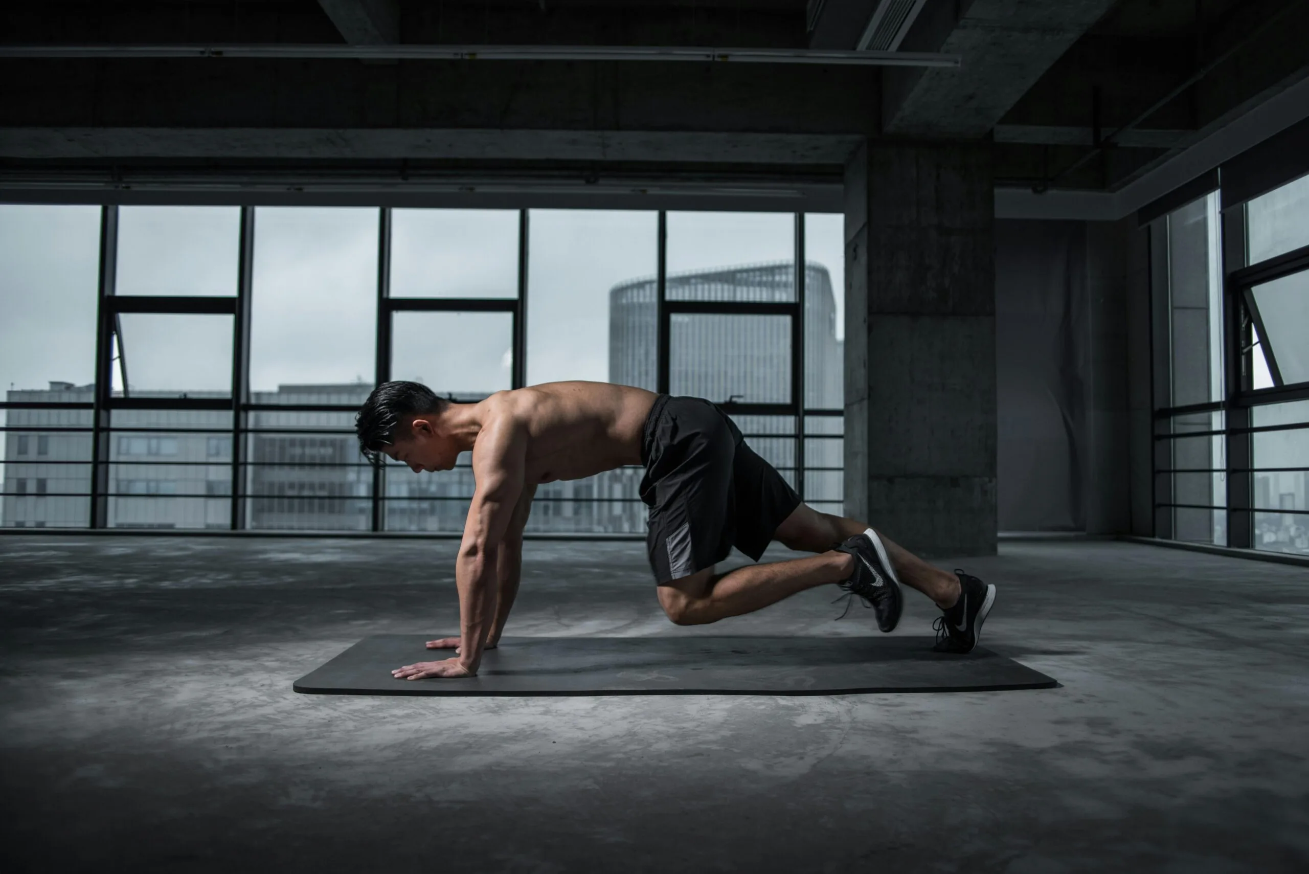 An athlete performing agility drills to improve reaction time and coordination, critical for longevity.