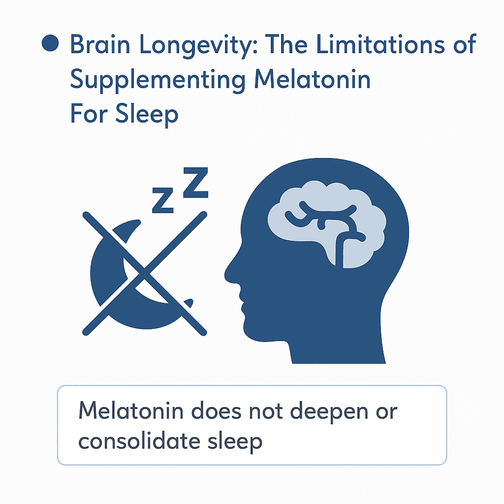 longevity vault melatonin sleep longevity limits Melatonin does not deepen or consolidate sleep
