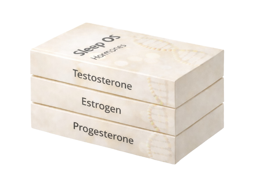 Sleep OS hormones Trio Testosterone, Estrogen + Progesterone